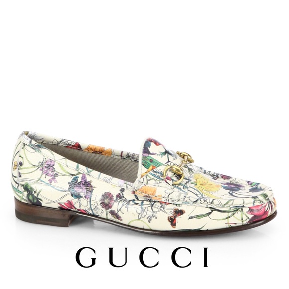 Gucci Shoes - NIB Gucci Shanghai Flora Horsebit 1953 Loafer